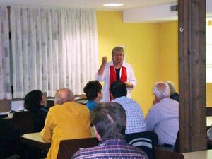 Helga Koch in Aich zum Thema Klimaschutz